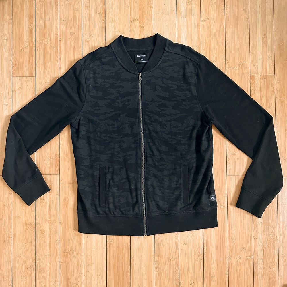 Express camo bomber jacket